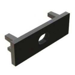 Tapa Final Salida Cable Negra para perfil superficie PS2508N