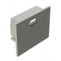 Tapa Final Salida Cable Gris para perfil superficie PS2924P