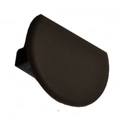 Tapa Final Negra para perfil redondo anodizado PR1916A