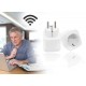 Base enchufe inteligente con monitoreo de consumo, conexión WiFi - Google Home / ALEXA