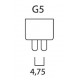 Tubo LED T5 1450mm Cristal 18W, conexión 2 lados, Caja 10 ud x9,50€/ud