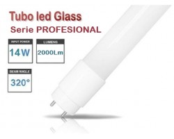 Tubo LED T8 900mm PRO Cristal 14W, conexión 1 lado