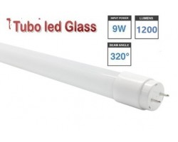 Tubo LED T8 600mm Cristal 9W, conexión 1 lado