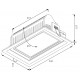 Foco Rectangular empotrar LED 50W Blanco