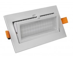 Foco Rectangular empotrar LED Samsung  15W IP65 185x100mm Flicker Free