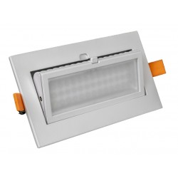 Foco Rectangular empotrar LED Samsung  15W IP65 185x100mm Flicker Free