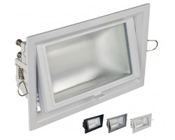 Foco Rectangular empotrar LED 30W Blanco, Negro o Gris Titanio