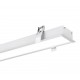 Luminaria lineal Empotrar LED 1500mm 50W, Blanco ó Negro