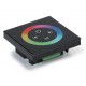 Controlador Táctil para tira LED RGB Negro para empotrar en cajetín universal