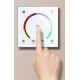 Controlador Táctil para tira LED Blanco para empotrar en cajetín universal