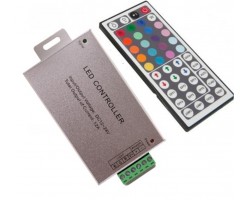 Controlador para tira LED RGB 12-24VDC 144/288W con mando 44 botones
