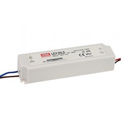 Fuente alimentación LED Voltaje constante IP67 40W 5VDC MEAN WELL