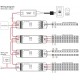 Receptor Controlador DALI para tira LED Monocolor, RGB y RGBW 12-36V 4 canales 1 dirección 240-720W