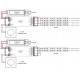 Regulador Controlador 0-10V para tira LED Monocolor 12-36V 4 canales 1 dirección 240-720W