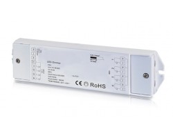 Regulador Controlador 0-10V para tira LED RGB 12-36V 4 canales 4 direcciones 240-720W