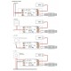 Regulador Controlador para tira LED Monocolor Pulsador, Triac, 0-10V ó DALI 20A 12-36V 240-720W