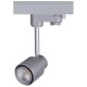 Foco Gris ó Blanco, Carril trifasico LED, Lámpara GU10 