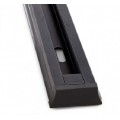 Carril monofásico 1 metro Negro para foco LED