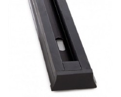 Carril monofásico 1 metro Negro para foco LED