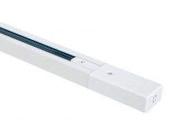 Carril Bifásico 1 metro Blanco para foco LED