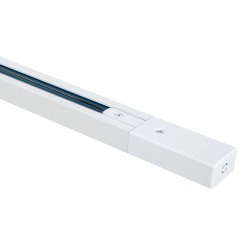 Carril Bifásico 1 metro Blanco para foco LED