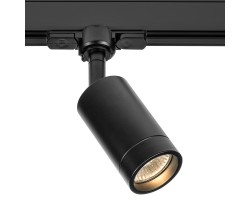 Foco Carril trifasico LED Negro, Lámpara GU10 