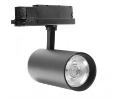 Foco Carril POLAR Trifásico LED COB 30W 36º Negro