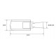 Farola Alumbrado Publico LED SMD NEMA Bridgelux 100W PRO Dimable, con Sobretensión
