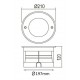 Foco LED exterior IP67 empotrar 18W 12V