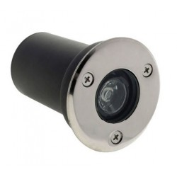 Foco LED exterior IP67 empotrar 3W, Ø65x80 mm