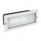 Foco LED exterior IP54 empotrar pared para E-27, Blanco, Gris o Negro