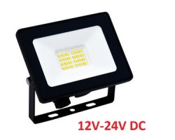 Foco Proyector LED exterior Slim Negro NEOLINE de 12V a 24V 20W IP-65 SMD