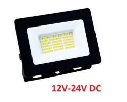 Foco Proyector LED exterior Slim Negro NEOLINE de 12V a 24V 30W IP-65 SMD