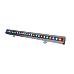 Foco LED exterior bañador pared lineal 24W 1000mm RGB