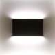 Aplique LED exterior IP65 superficie pared RP 12W 1300Lm Negro