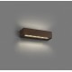 Aplique LED exterior IP65 superficie pared 28W 2350Lm Marrón Oxido