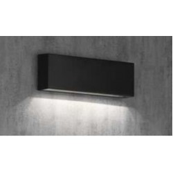 Aplique LED exterior IP65 superficie pared R 6W 480Lm Negro