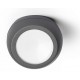 Aplique LED exterior IP54 superficie pared o techo Roof-Wall 6W 400Lm Negro