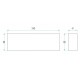 Aplique LED exterior IP65 superficie pared R 6W 480Lm Blanco