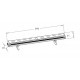 Foco LED exterior bañador pared lineal 18W 1000mm