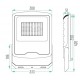 Foco LED exterior PRO P62N 150W IP65