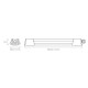 Regleta estanca LED IP65 PC 1500mm 50W 5000Lm