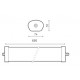 Regleta estanca LED IP65 PC 600mm 22W 2160Lm