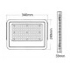 Foco Proyector LED exterior Slim NEOLINE LIGHTTHIN 150W IP65 SMD