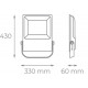Foco Proyector LED exterior SLIM 150W IP-66 PRO