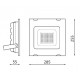Foco Proyector LED exterior 100W IP-66 PRO-E
