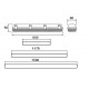 Pantalla estanca IP66 PC compacta LED ECO de 600mm 18W 1800Lm 5000ºK