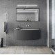 Aplique Baño cromado 120cm 12w Luz Cálida IP44, para paerd