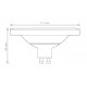 Lámpara LED AR111 GU10 13W 24º 960lm