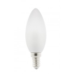 Lámpara LED Vela Lisa Mate E14 4W Glass
